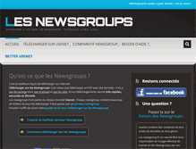 Tablet Screenshot of les-newsgroup.fr